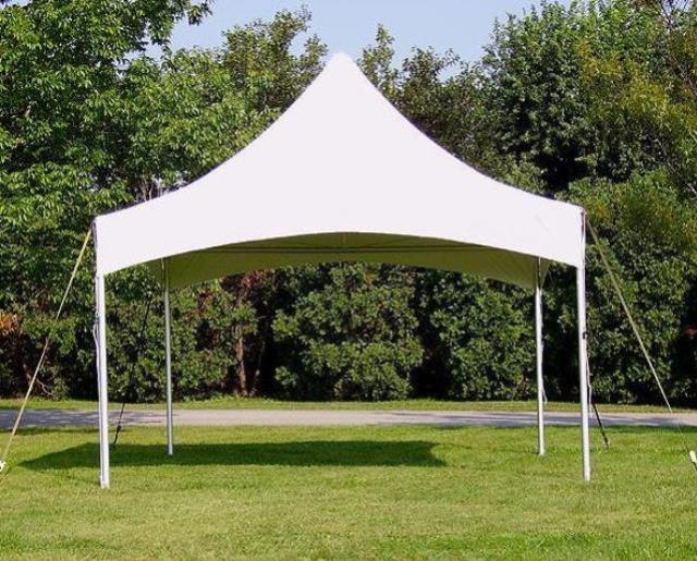 Rental store for TENT 10x10 HIGH PEAK FRAME  INCL SETUP D in Bloomington IN