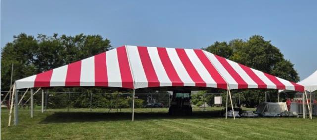 Rental store for TENT 40X60 JUMBOTRAC RED WHITE in Bloomington IN