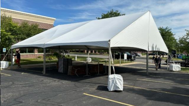 Rental store for TENT 30X30 F3 FRAME GABLE INCL in Bloomington IN